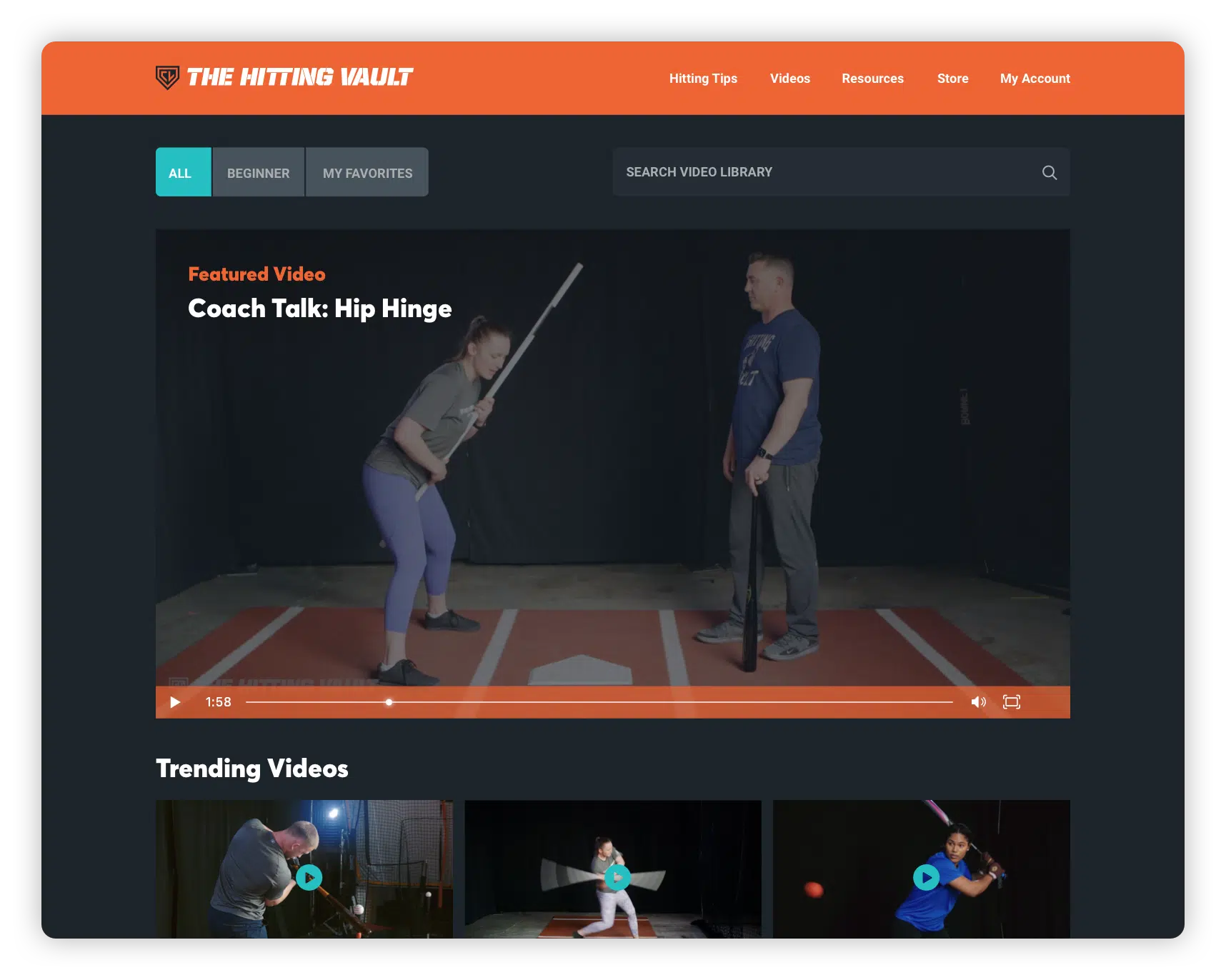 In this frozen video image, a coach and student practice the perfect baseball swing