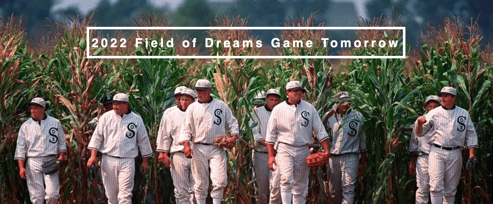 field of dreams game 2022 uniforms